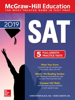 cover image of McGraw-Hill Education SAT 2019